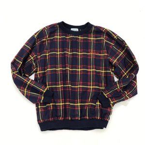 IZOD Men's Plaid Pullover Windbreaker Jacket M NEW